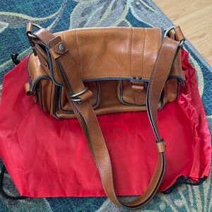 Brown Leather Shoulder Bag